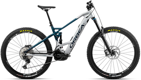 Orbea Wild FS M10 (dual-battery capable) Color: Silver/Jade Green