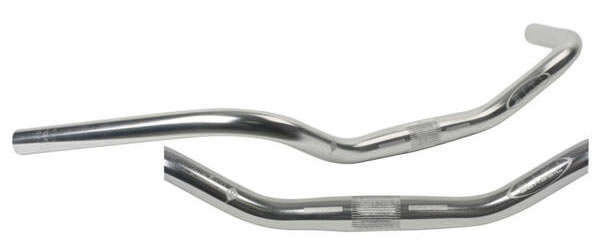 Torino 3225 classic aluminium bicycle handlebar with silver plating