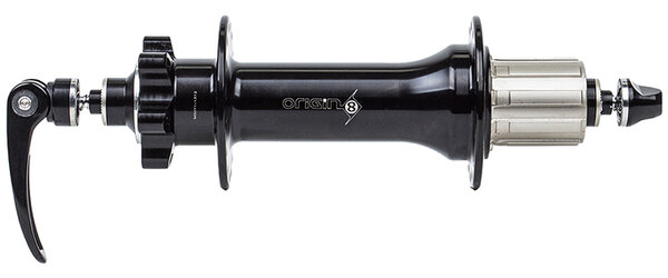 Origin8 FB-1100 Fat Bike Rear Hub Axle | Cassette Compatibility | Hole Count: 190mm QR | Shimano/SRAM 8-10s | 32-hole
