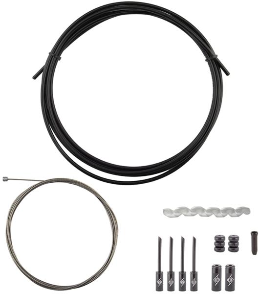 Origin8 Slick Compressionless 1x Gear Cable/Housing Kit Color: Black