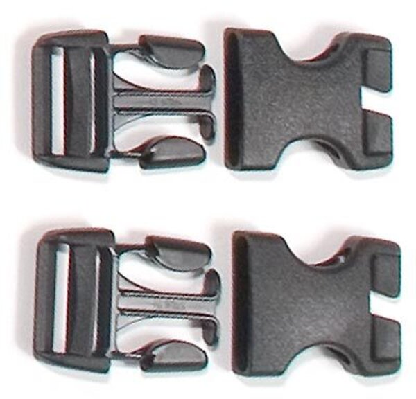 Ortlieb X-Stealth Side-Release Buckles For Rack-Pack Color: Black