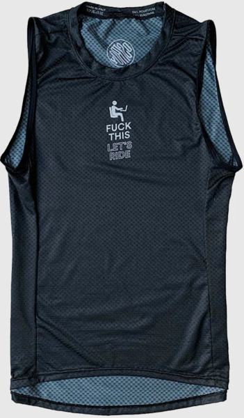 Ostroy F This Let's Ride Sleeveless Base Layer Color: Black
