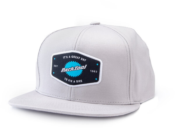 Park Tool HAT-10 Light Gray Snapback Hat Color: Gray