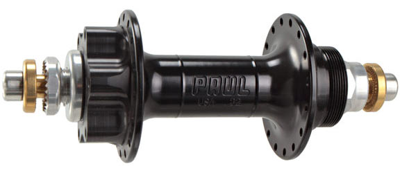 Paul Component Engineering Disk WORD Rear Hub Axle | Color: Bolt-on | Black
