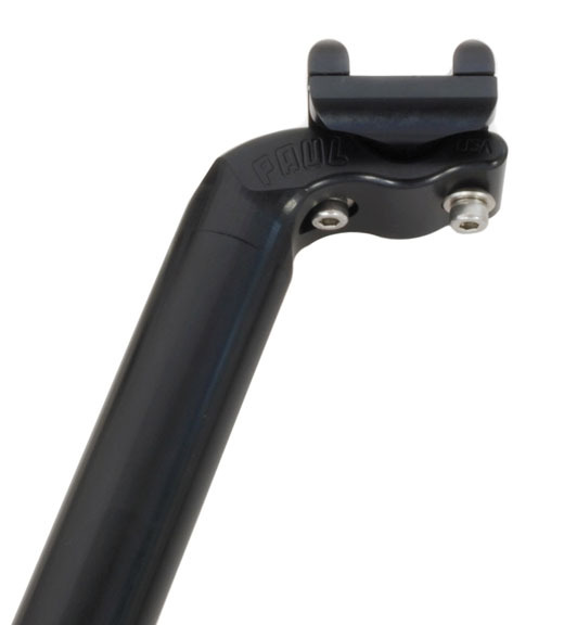 Paul Component Engineering Tall And Handsome Seatpost Color | Diameter | Length | Offset: Black | 27.2mm | 360mm | 26mm