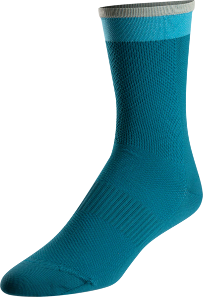 Pearl Izumi Elite Tall Sock Color: Ocean Blue Logo
