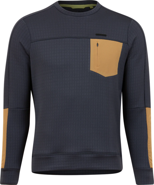 Pearl Izumi Men's Prospect Tech Sweatshirt Color: Dark Ink/Toffee