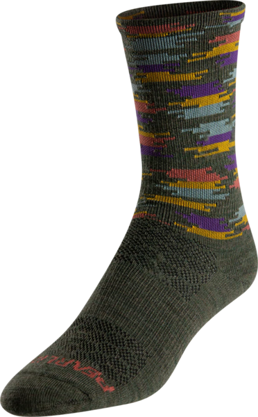 Pearl Izumi Merino Tall Sock Color: Forest Upland Dash
