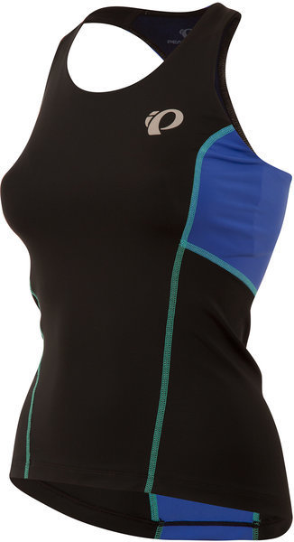 Pearl Izumi Women's SELECT Pursuit Tri Tank Color: Black/Dazzling Blue