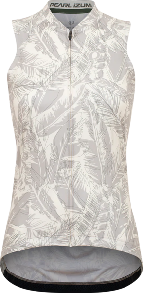 Pearl Izumi Women's Attack Sleeveless Jersey Color: Natural White Feather Palm
