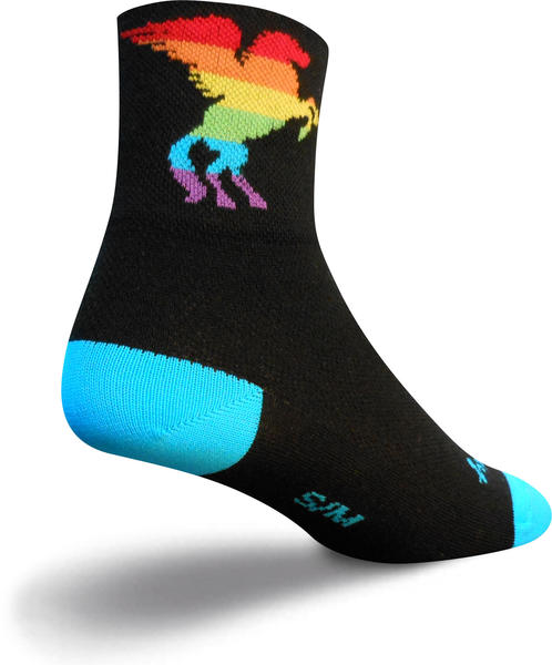 SockGuy Pegasus Rainbow Socks