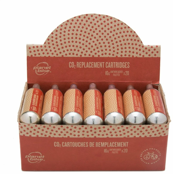 Planet Bike 16g CO2 Replacement Cartridges - Threadless