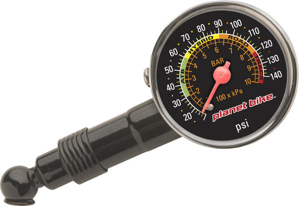 Planet Bike Dial Gauge Tire Gauge