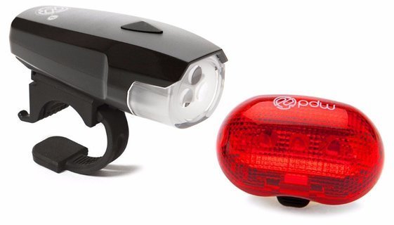 PDW Spaceship 3 Headlight/Red Planet Taillight Set 