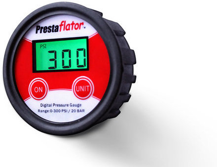 Prestacycle Prestaflator Digital Gauge for Air Compressors & Floor Pumps