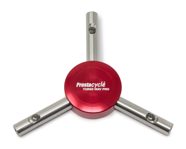 Prestacycle Pro Three-Way Bits Tool Color: Silver/Red