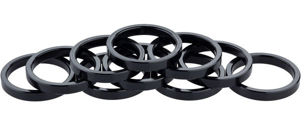 Problem Solvers 1-1/8-inch Headset Spacers Color | Size: Black | 5mm