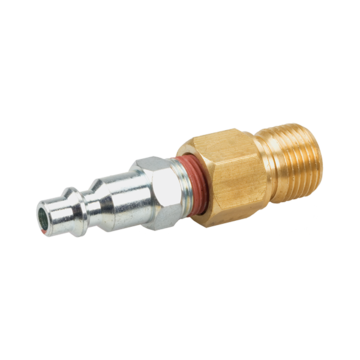 Problem Solvers Air-Bob Brass Connector and 1/4-inch NPT adaptor