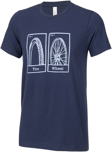 Problem Solvers Tire v. Wheel Shirt Color: Navy Blue