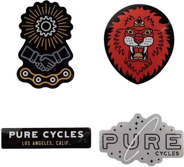 Pure Cycles Sticker Pack Assortment One 
