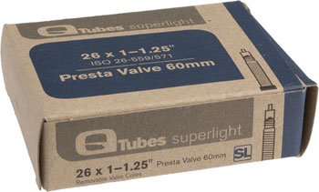 Q-Tubes Superlight Tube (26 x 1-1.25 inch, Presta Valve)