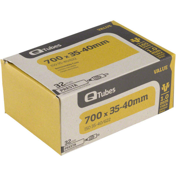 Q-Tubes Value Series Tube (700C x 35-40 Presta Valve)