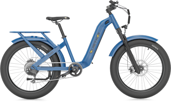 QuietKat Villager Urban E-Bike Color: Classic Blue