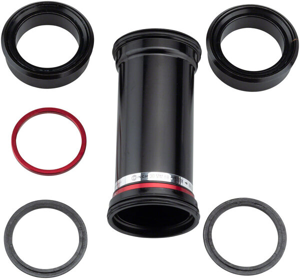 Race Face PF41 Double Row CINCH 30mm Bottom Bracket Color | Model | Spindle | Width: Black | BB107 | 30mm | 107mm