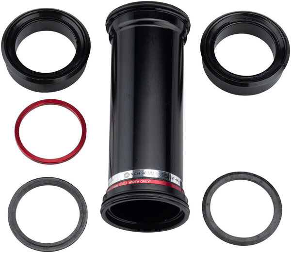 Race Face PF41 Double Row CINCH 30mm Bottom Bracket Color | Model | Spindle | Width: Black | BB124 | 30mm | 124mm