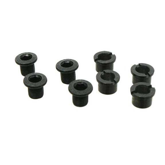 Race Face Steel Outer Chainring Bolts Color | Size: Black | 8-Pack