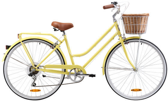 Reid Ladies White Bike With Basket Reid Ladies Classic Plus