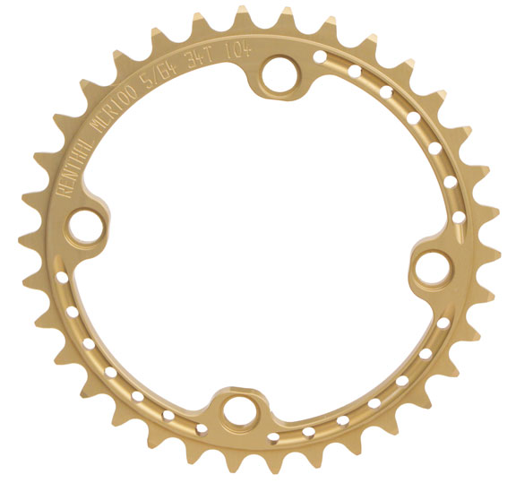Renthal SR4 Chainring Color | Model | Size: anodized | 4x104mm | 34t