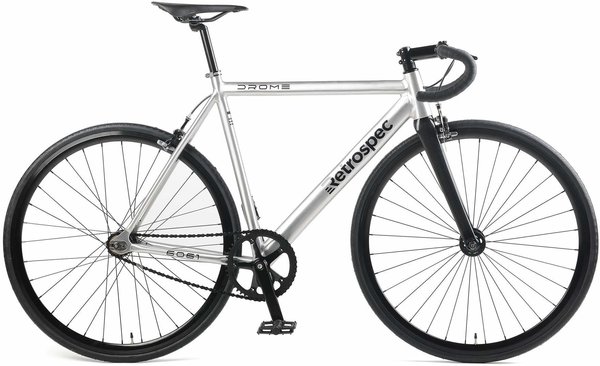 Retrospec Bicycles Drome Track Urban Commuter Bike Fixed-Gear/Single-Speed with Sealed Bearing Hubs