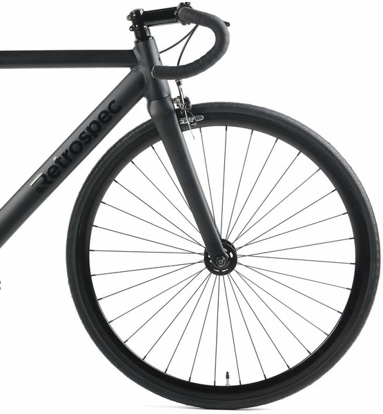 Retrospec Drome V3 Fixed-Gear Track Bike with Carbon Fork 