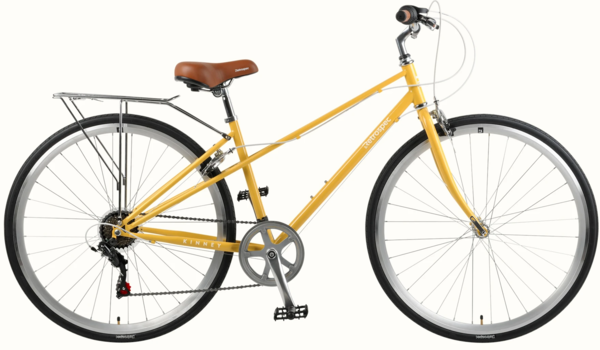 Retrospec Kinney Mixte City Bike 7s Color: Saffron