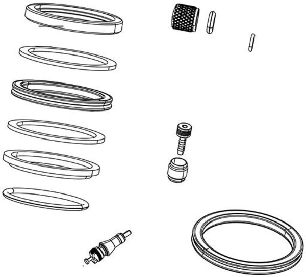 RockShox 2012 Monarch XX Rear Shock Basic Service Kit