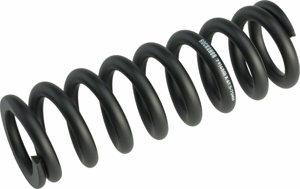 RockShox RockShox Metric Coil Spring - Length 174mm, Travel 67.5-75mm, 450 lbs, Black