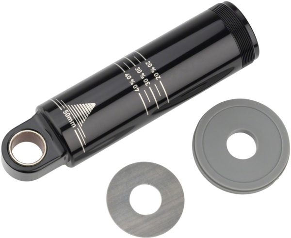 RockShox Rear Shock Damper Body - Standard Eyelet, 50mm w/ Hydraulic Bottom Out, 5mm Travel Spacer, Super Deluxe C1+ (2023+)