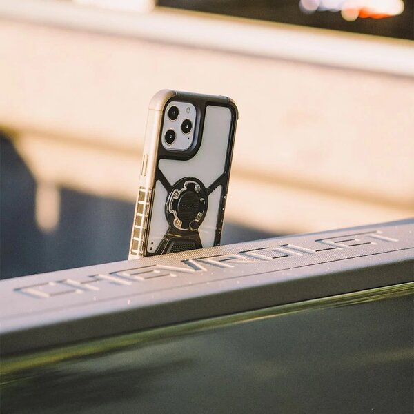 Rokform Crystal Case—iPhone 12 12 Pro Orange Cycle