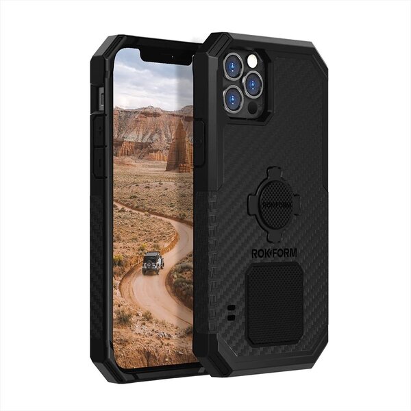 Rokform Rugged Case—iPhone 12 / 12 Pro Color: Black