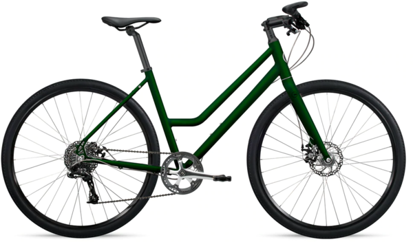 roll: Bicycle Company A:1 Adventure Bike Step-Thru Color: British Racing Green/Black Components