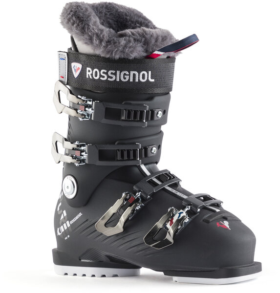 Rossignol Women's On Piste Ski Boots Pure Pro 80 Color: Metal/Ice Black