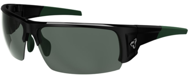Ryders Eyewear Caliber Polarized Color | Lens: Black/Green | Polarized Green