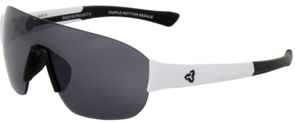 Ryders Eyewear Grafton antiFOG Color | Lens: White/Black | antiFOG Grey/Silver Mirror