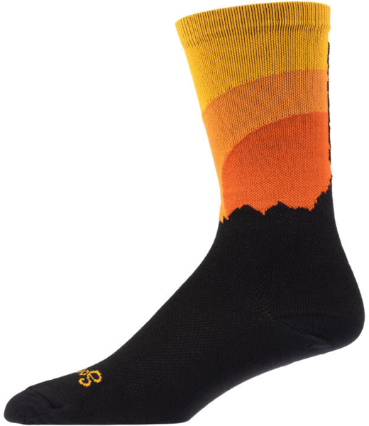 Salsa Dawn Patrol Sock Color: Black/Orange