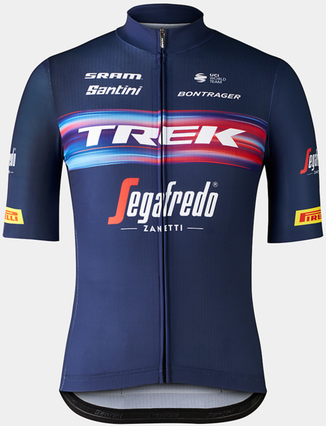 Santini Trek-Segafredo Men's TDF Replica Cycling Jersey