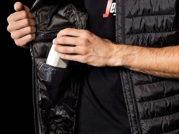 Santini Trek-Segafredo Team Lifestyle Vest Color: Black