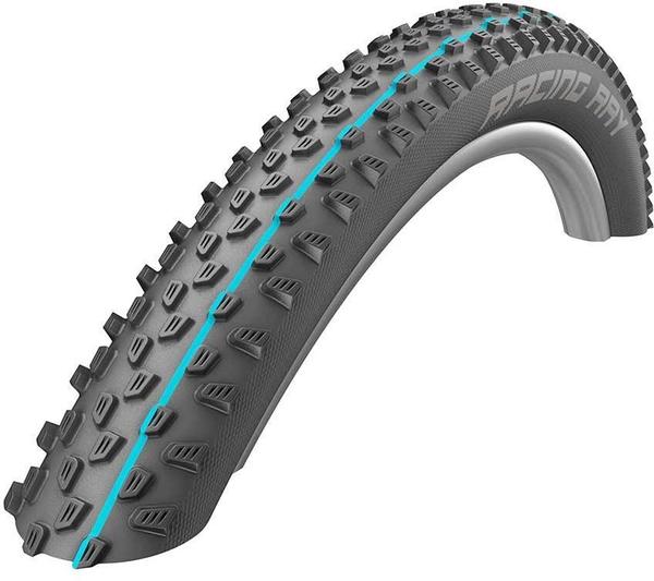 Schwalbe Racing Ray Tubeless 29-inch Bead | Color | Model | Size: Folding | Black | Addix Performance | 29 x 2.25