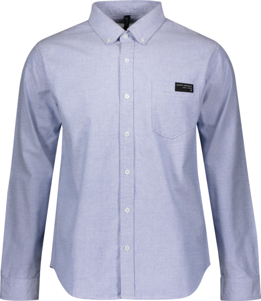 Scott Men's 10 Long-Sleeve Shirt Color: Blue Oxford