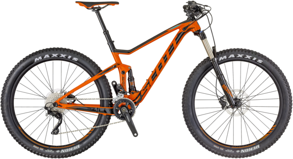 scott mountain bike orange and black